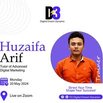 Huzaifa Arif, Digital Marketing (Advanced)