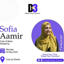 Sofia Aamir, Graphic Designing (Basic)